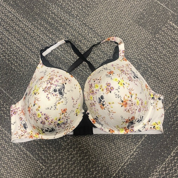 Torrid Curve Plunge Push Up Smooth with Lace Straight Back Bra 46DD - Picture 10 of 11